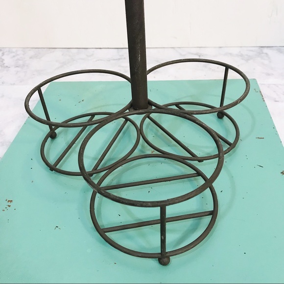 Kirklands Metal Table Top Candle or Wine Caddy - Picture 3 of 4